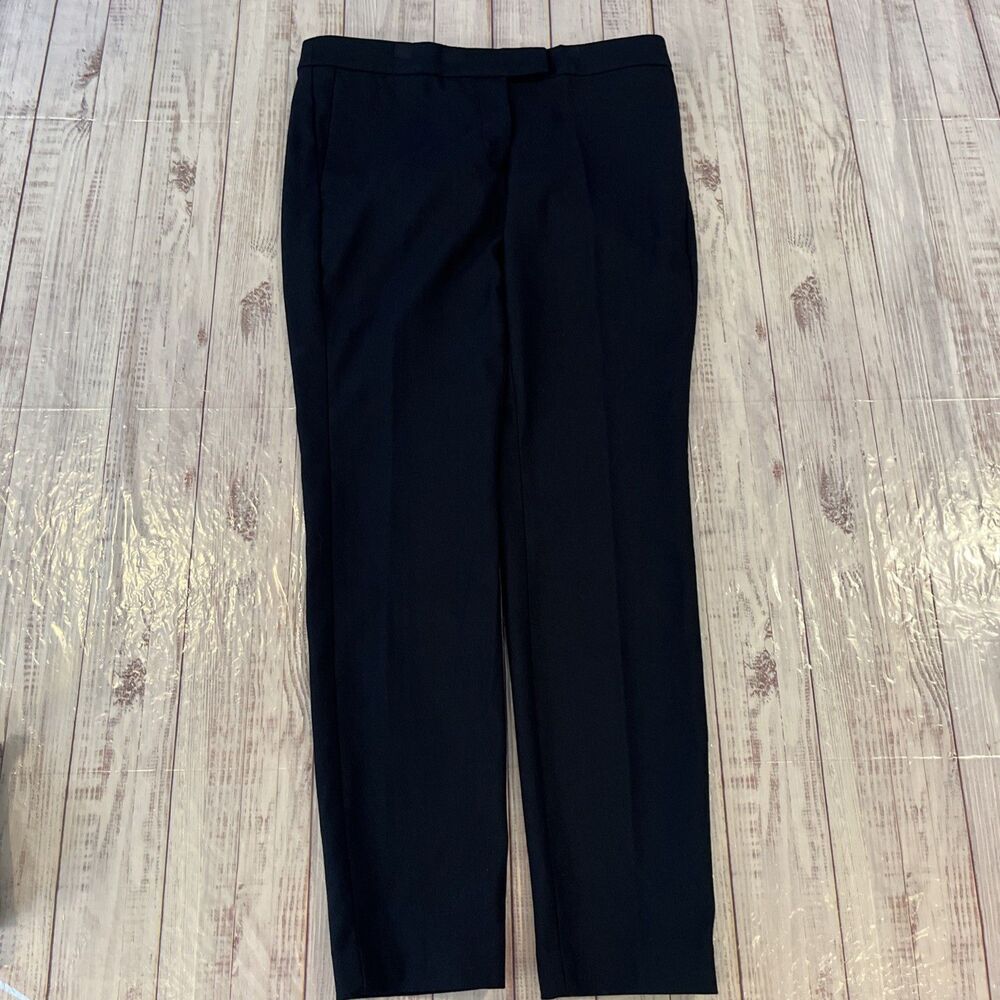 J Crew Women’s Ryder Straight Leg Blue Pants Size 8P 60% Cotton